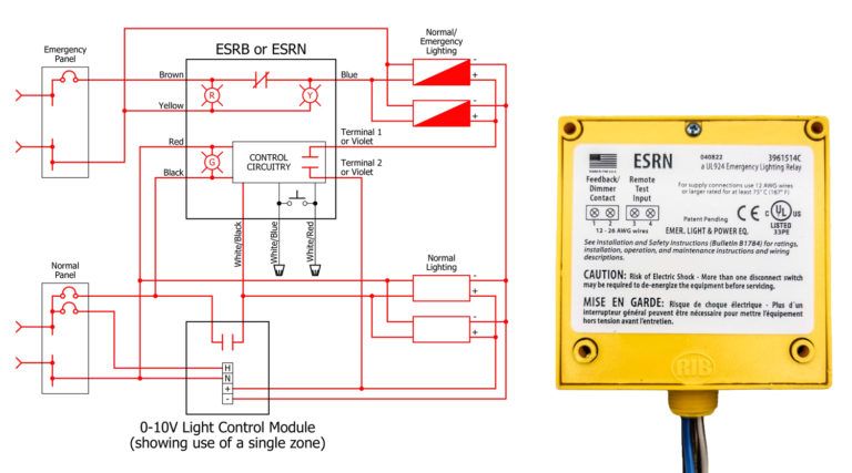 Emergency Lighting with Dimming Control