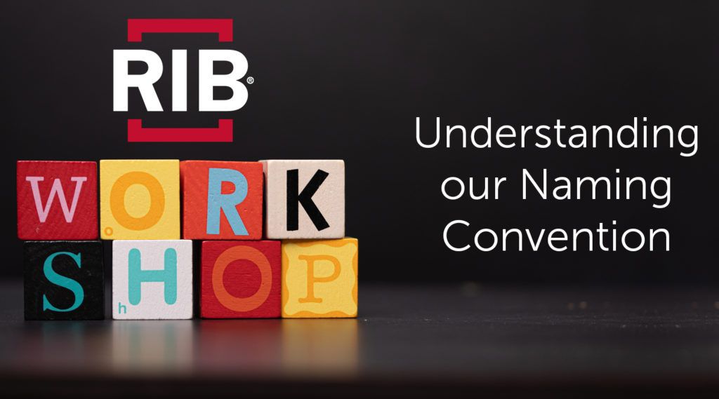 RIB Workshop Naming Convention