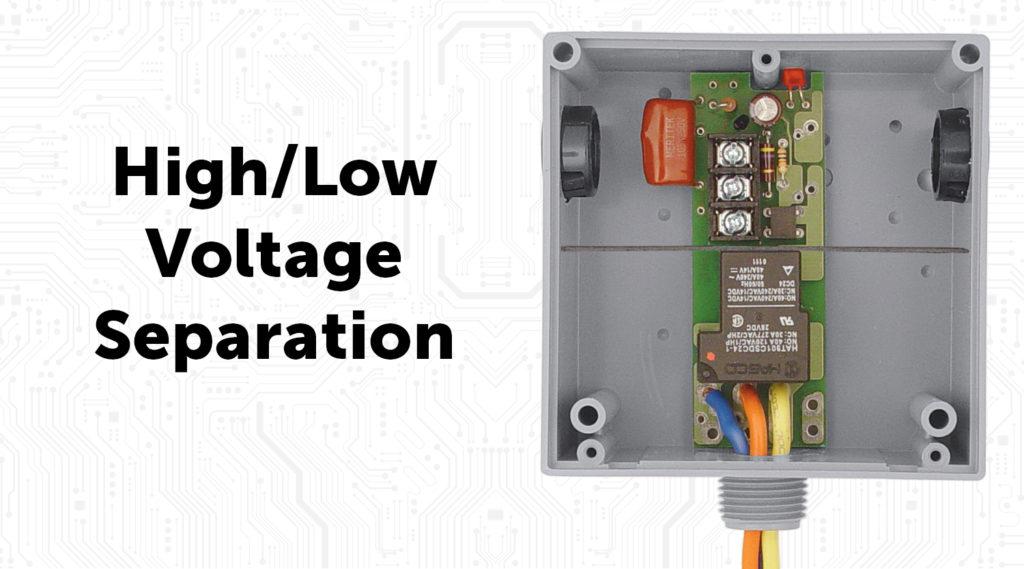 High/Low Voltage Separation
