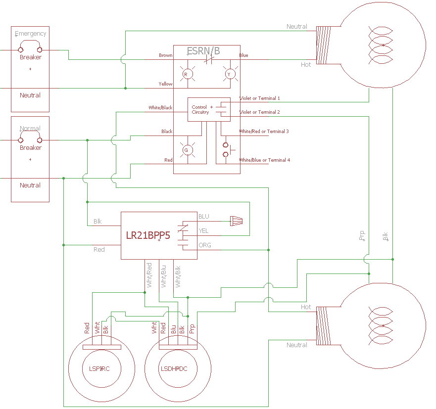 LR21BPP5, ESRN Wiring Diagram