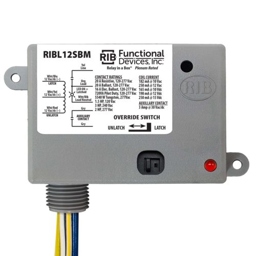 RIB Functional Devices Relay 24 Vac/dc or 120vac RIBU1C for sale online 