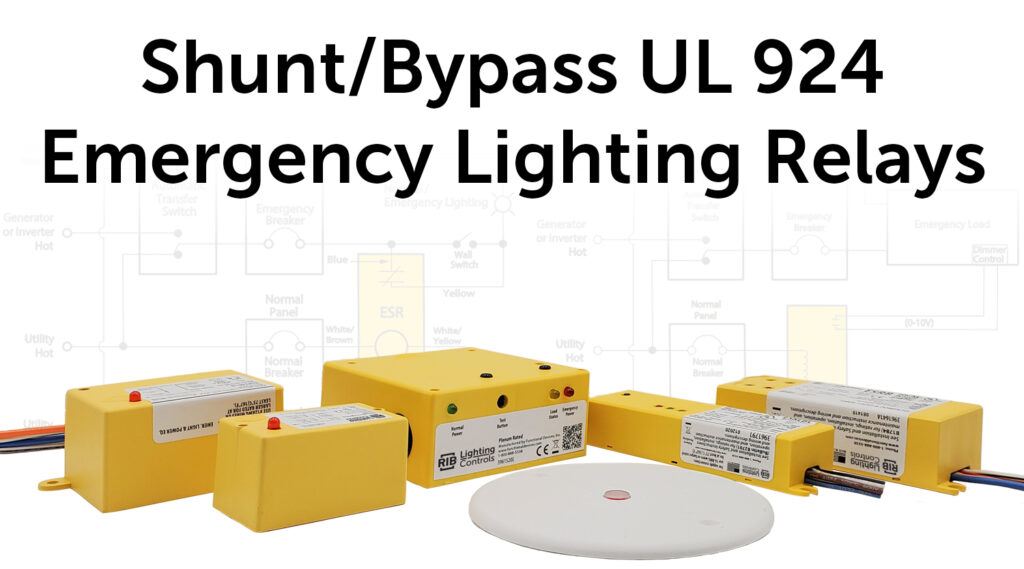 Shunt/Bypass UL 924 Emergency Lighting Relays
