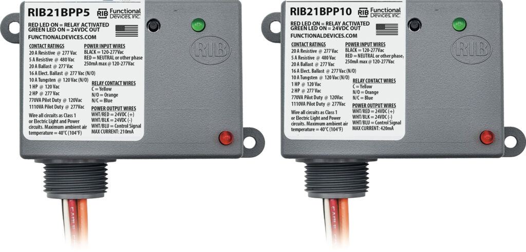 RIB21BPP5 and RIB21Bpp10 RIB Relay and DC Power Pack