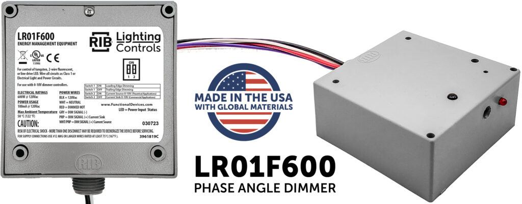 LR01F600 Phase Angle Dimmer